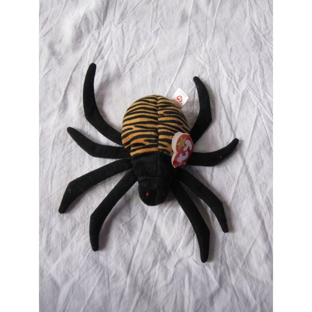TY Beanie Original Baby Spinner Spider 1997 RARE Errors Collectible 10/28/1996‎